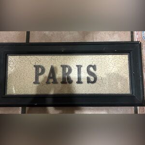 Paris Text On Frame Word On Canvas.. PARIS FRANCE 🇫🇷